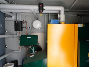 Innenansicht des Heizhauses